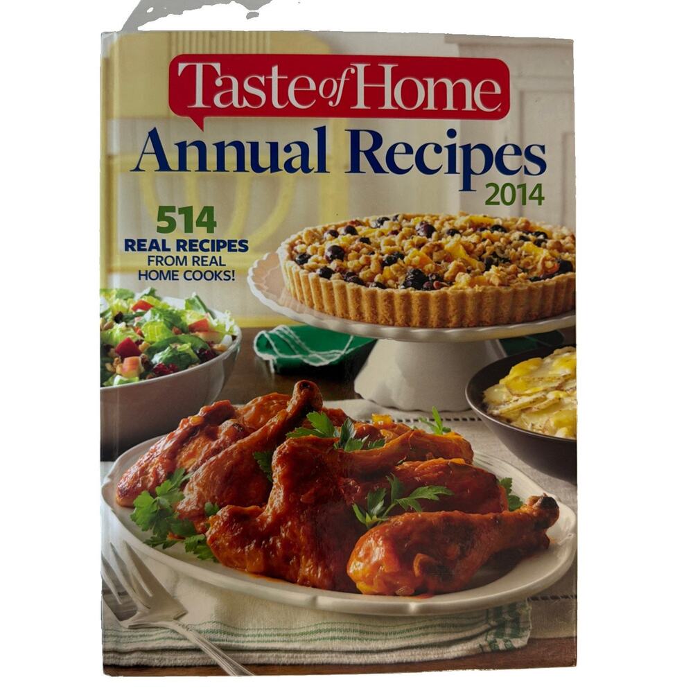 Taste of Home Annual Recipes 2014 Hardcover Book Cookbook